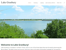 Tablet Screenshot of lakegranbury.net
